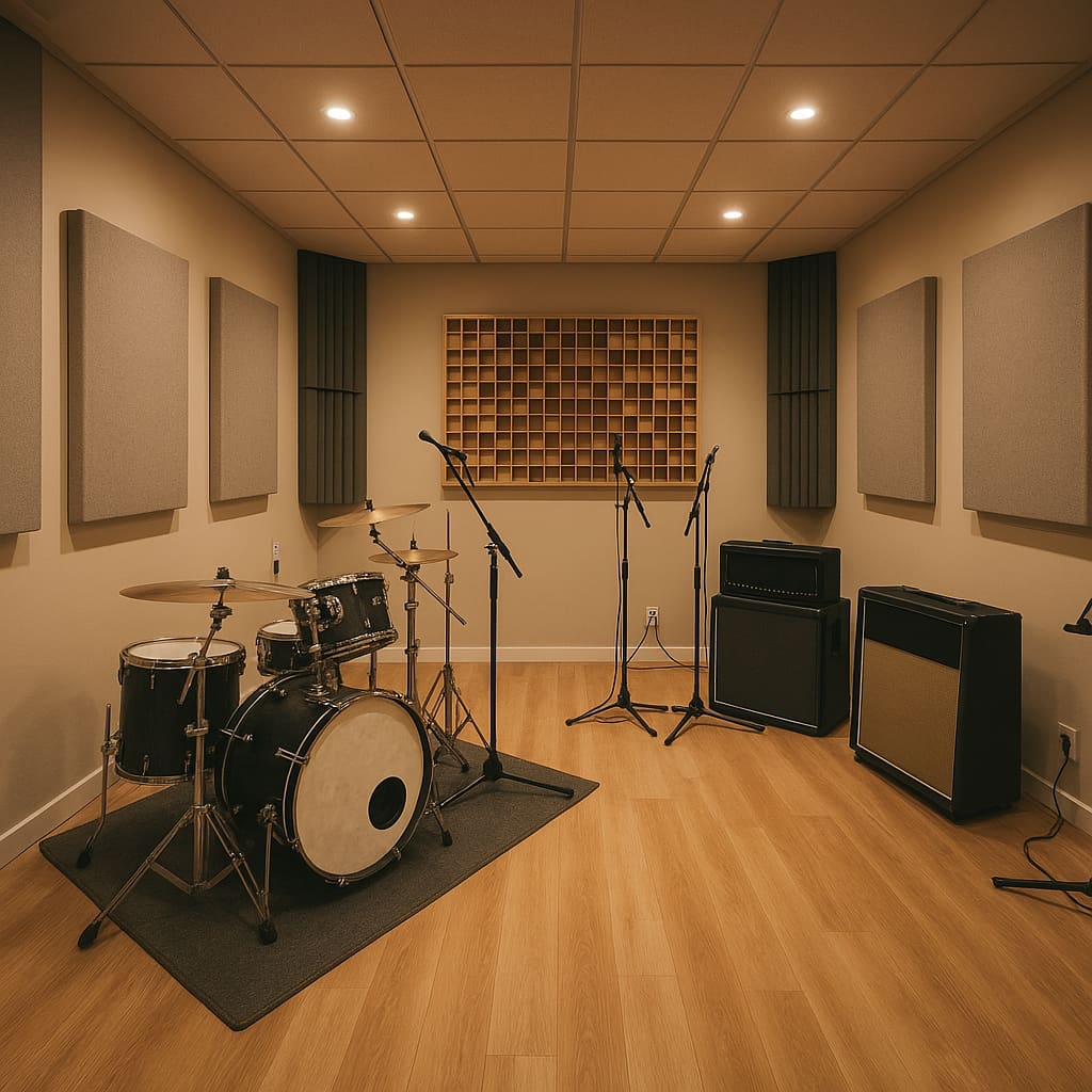 Schallgedämmter Proberaum